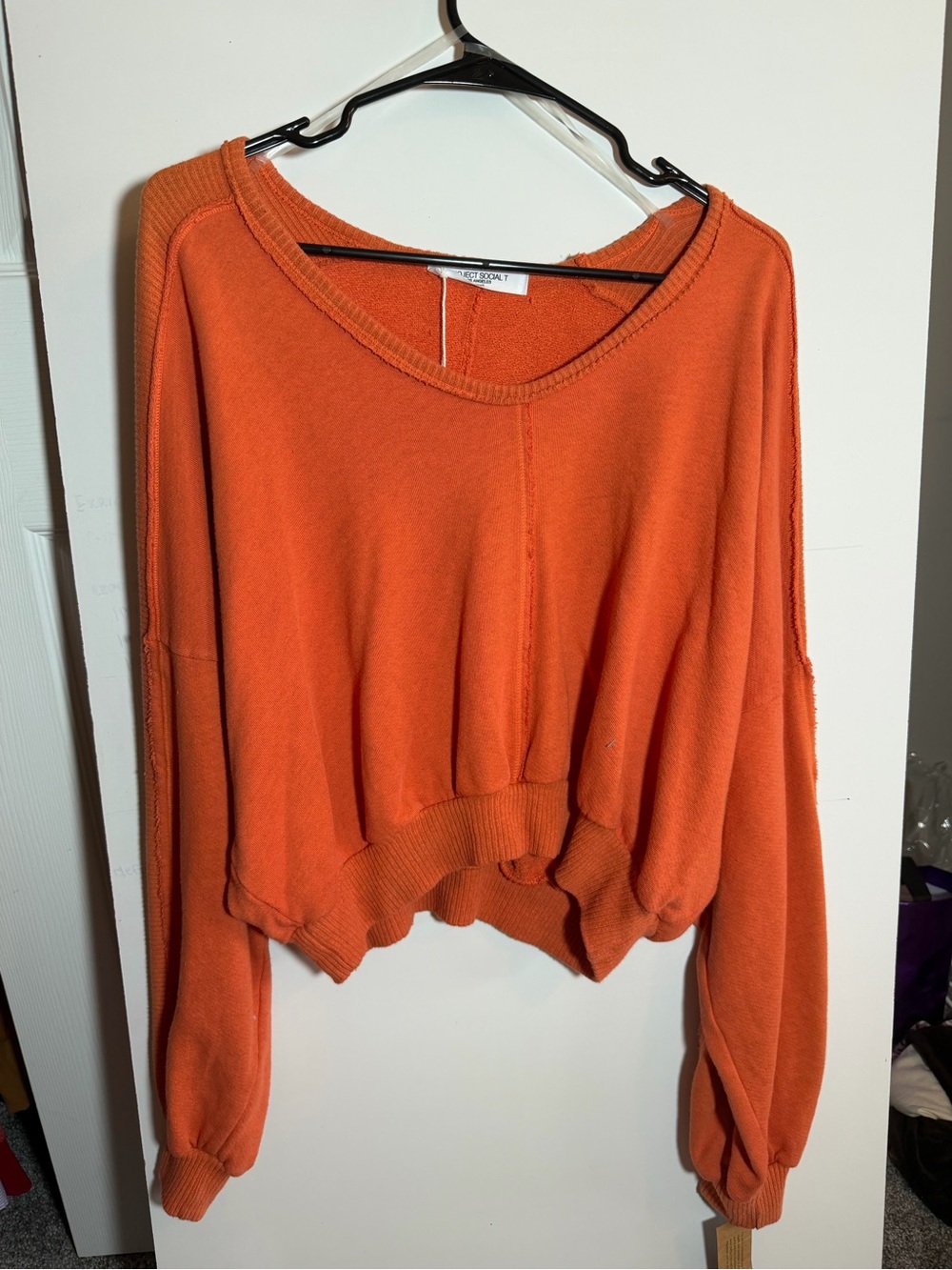 Cozy Orange Women's long sleeve - Lightweight Pullover